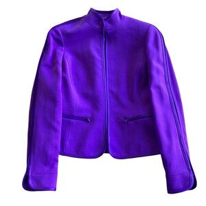 Anne Klein Vibrant Purple Blazer